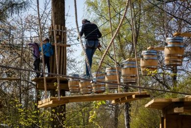 Waldkletterpark Leiwen an der Mosel