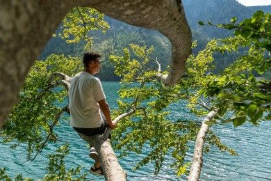 Naturweiher Argenbühl -  Badestelle Moorbad