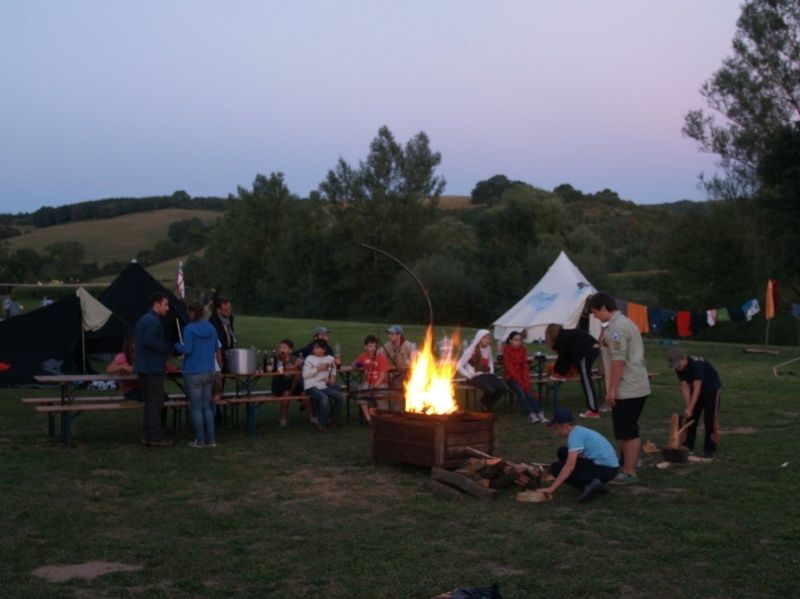 Grillen am Gruppenplatz