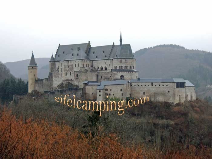 Raubritterburg in Vianden/Luxembourg in 5 km Entfernung