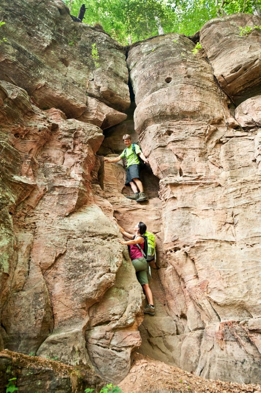 Klettergebiet Südpfalz Dahner Felsenland