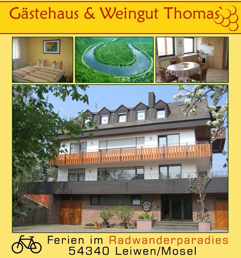 Gästehaus Thomas-preiswerte Unterkünfte, ruhiges + schönes Haus; Weinlese erleben