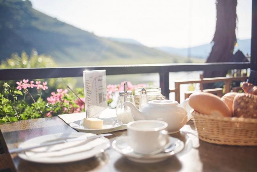 Auf der Terrasse frühstücken? Na klar!