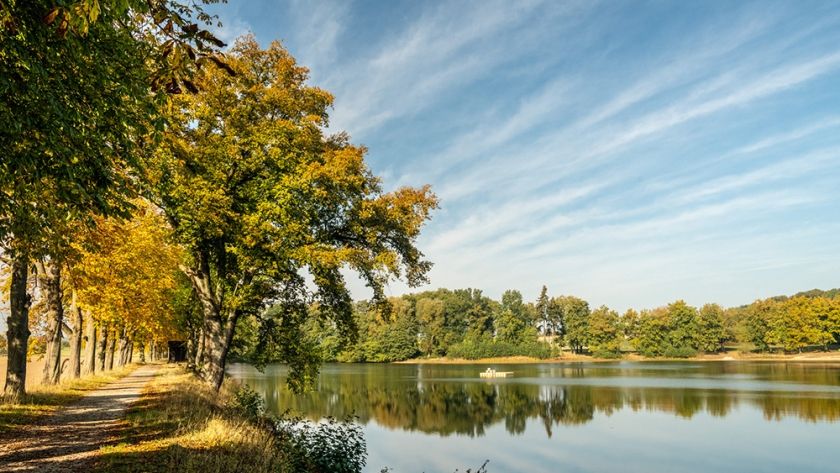 Blick über den Herthasee