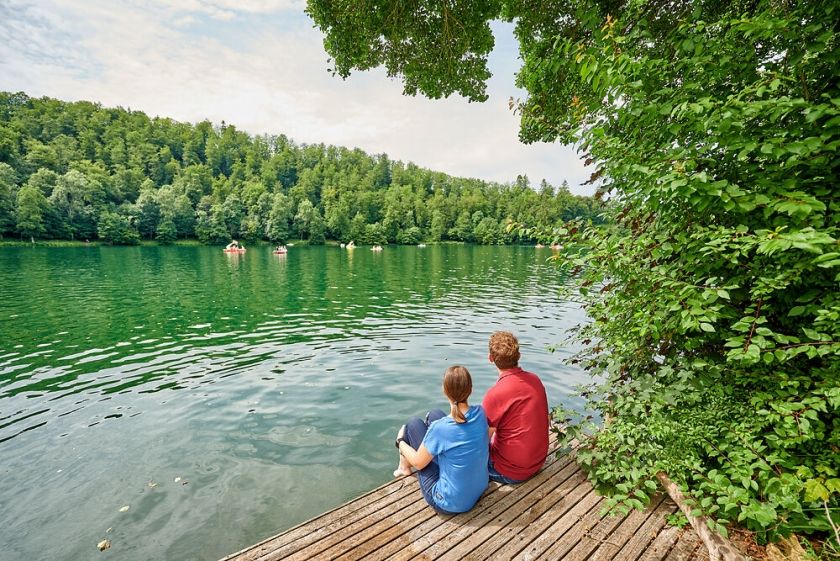 Gemündener Maar - zwischen Schalkenmehren und Daun