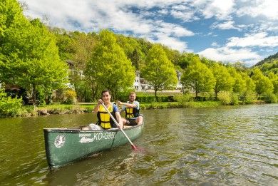 Kanufahren auf der Lahn